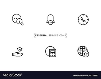 essential contact icons for real estate