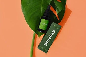 Essential Oil Mockup c-o your brand here 30 mi / 101 fl o. 30 mi/ 1.01 fl. oz. mockup ? 