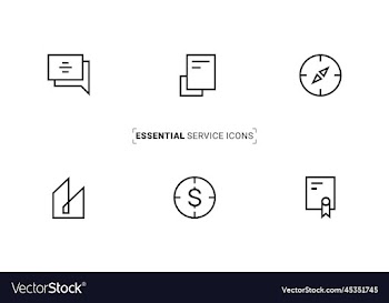 essential services icon for all web