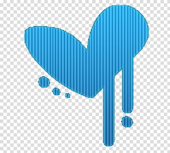 Estrellas y Corazones, blue heart art transparent background PNG clipart