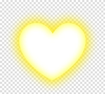 Estrellas y Corazones, heart-shaped yellow transparent background PNG clipart