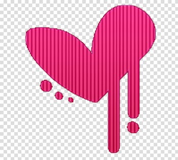 Estrellas y Corazones, pink heart transparent background PNG clipart