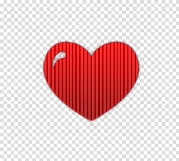 Estrellas y Corazones, red heart illustration transparent background PNG clipart