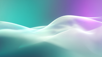 Ethereal Ambient Waves in Soft Teal and Light Purple