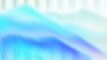 Ethereal Aqua Abstract Gradient Waves