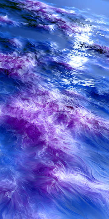 Ethereal Blue-Purple Abstract Background