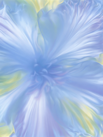 Ethereal Blue-Violet Flower Bloom Abstraction