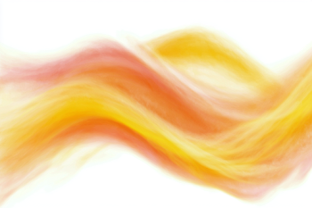 Ethereal Golden Orange Abstract Wave