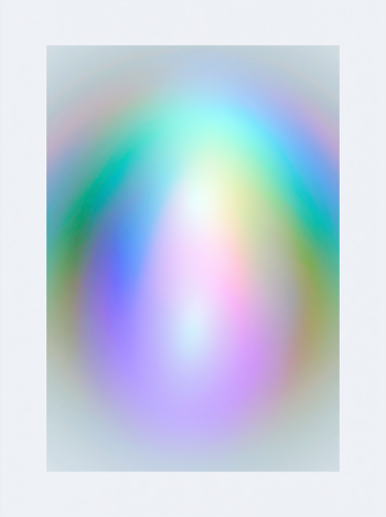 Ethereal Holographic Gradient Background