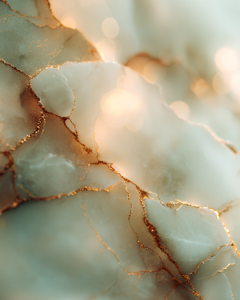 Ethereal Marble Background with Golden Highlights
