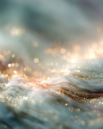 Ethereal Marble Background with Golden Shimmer