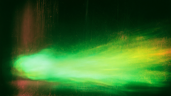 Ethereal Neon Light Leak Abstract