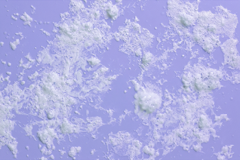 Ethereal Soap Foam on Lavender Liquid