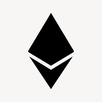 Ethereum cryptocurrency icon, flat graphic | Free Icons - rawpixel