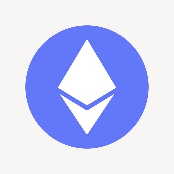 Ethereum cryptocurrency icon, flat graphic | Free Icons - rawpixel