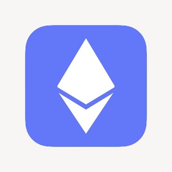 Ethereum cryptocurrency icon, flat graphic | Free Icons - rawpixel