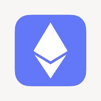 Ethereum cryptocurrency icon, flat graphic | Free Icons - rawpixel