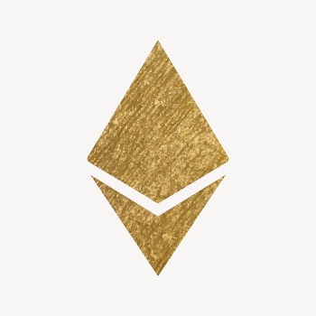 Ethereum cryptocurrency icon, gold illustration | Free Icons - rawpixel