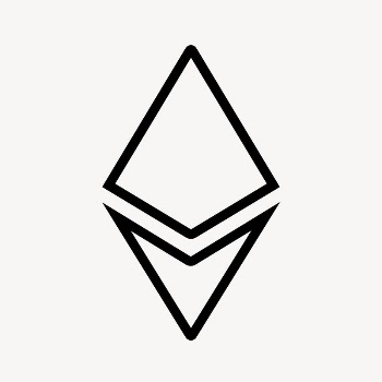 Ethereum cryptocurrency line icon, minimal | Free Icons - rawpixel