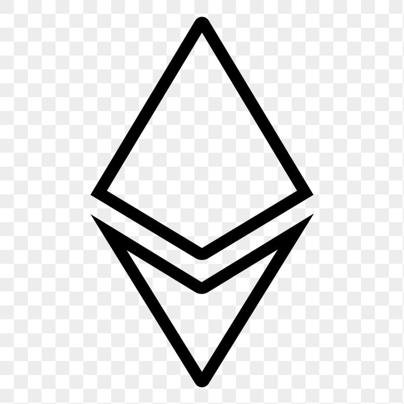 Ethereum cryptocurrency line png icon | Free Icons - rawpixel