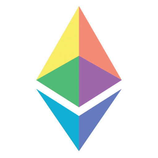 Ethereum icon vector