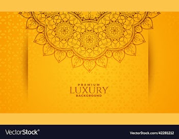 ethnic arabesque style mandala pattern background