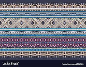 ethnic boho seamless pattern ethno ornament