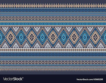ethnic geometric pattern design for background