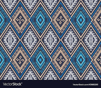 ethnic geometric pattern design for background or