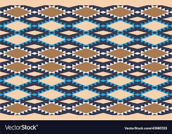 ethnic geometric pattern design for background or