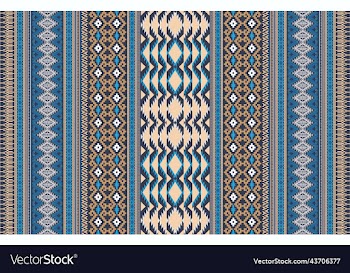 ethnic geometric pattern design for background or