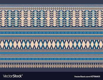 ethnic geometric pattern design for background or