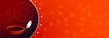 Ethnic happy diwali festival with text space Free Vector