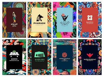 Ethnic pattern template psd with minimal | Free PSD - rawpixel