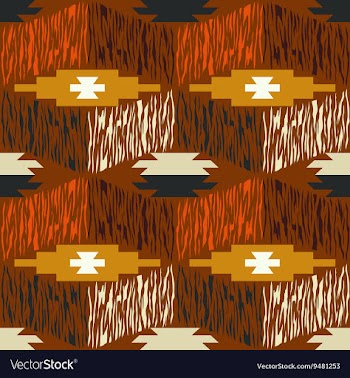 Ethnic seamless pattern vector image