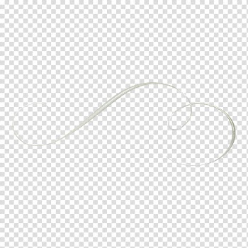 Ethreal Scroll Elements, white curved line transparent background PNG clipart