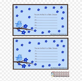 Etiquetas Para Imprimir Gratis De Pajarito Azul - Baby Shower De Pajaros De Niño