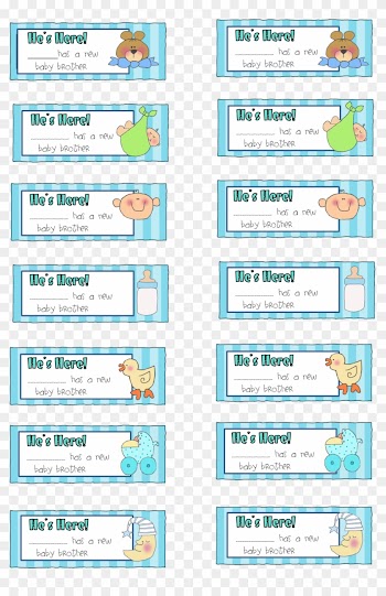 Etiquetas "es Un Niño" Para Imprimir Gratis - Etiquetas Para Baby Shower Santiago