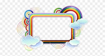 Etiquettes,scraps,png - Boarder Design Clouds