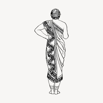 Etruscan clothing clipart, vintage hand | Free Vector - rawpixel