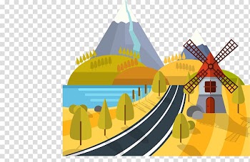 Euclidean Autumn Illustration, flat autumn transparent background PNG clipart