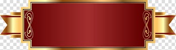 Euclidean , Beautiful gold frame, maroon and yellow ribbon frame transparent background PNG clipart