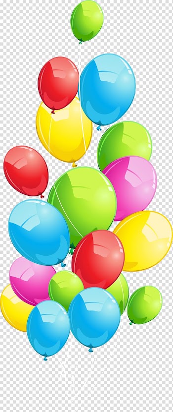 Euclidean Birthday, Color dream balloon transparent background PNG clipart