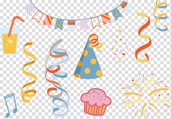 Euclidean , Decorative Banner Ribbon Supplies transparent background PNG clipart