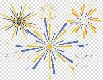 Euclidean Fireworks, Colorful festival fireworks transparent background PNG clipart
