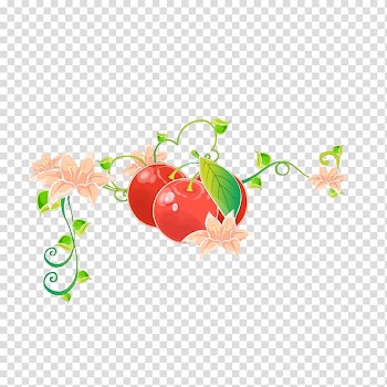 Euclidean Fruit, Cherry transparent background PNG clipart