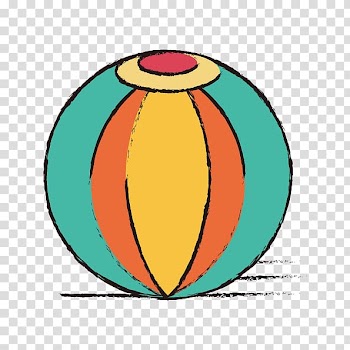 Euclidean , hand colored ball transparent background PNG clipart