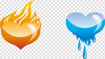 Euclidean Heart, Shuixin heart fire transparent background PNG clipart