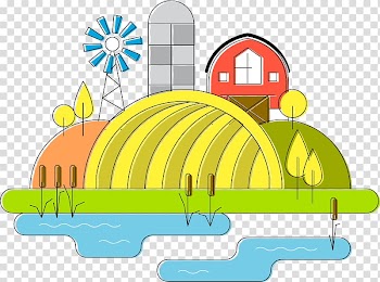 Euclidean Illustration, Autumn rural river transparent background PNG clipart