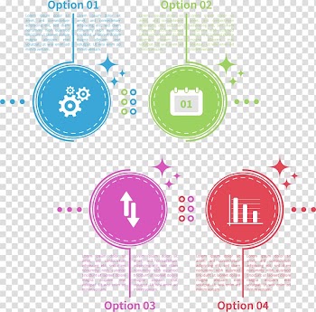Euclidean Infographic Template Element, Circle color classification chart transparent background PNG clipart